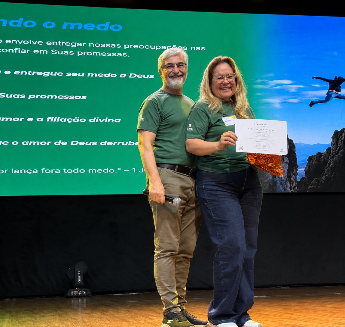 Luis e Telma Luize no Seminário Caminho de Vida